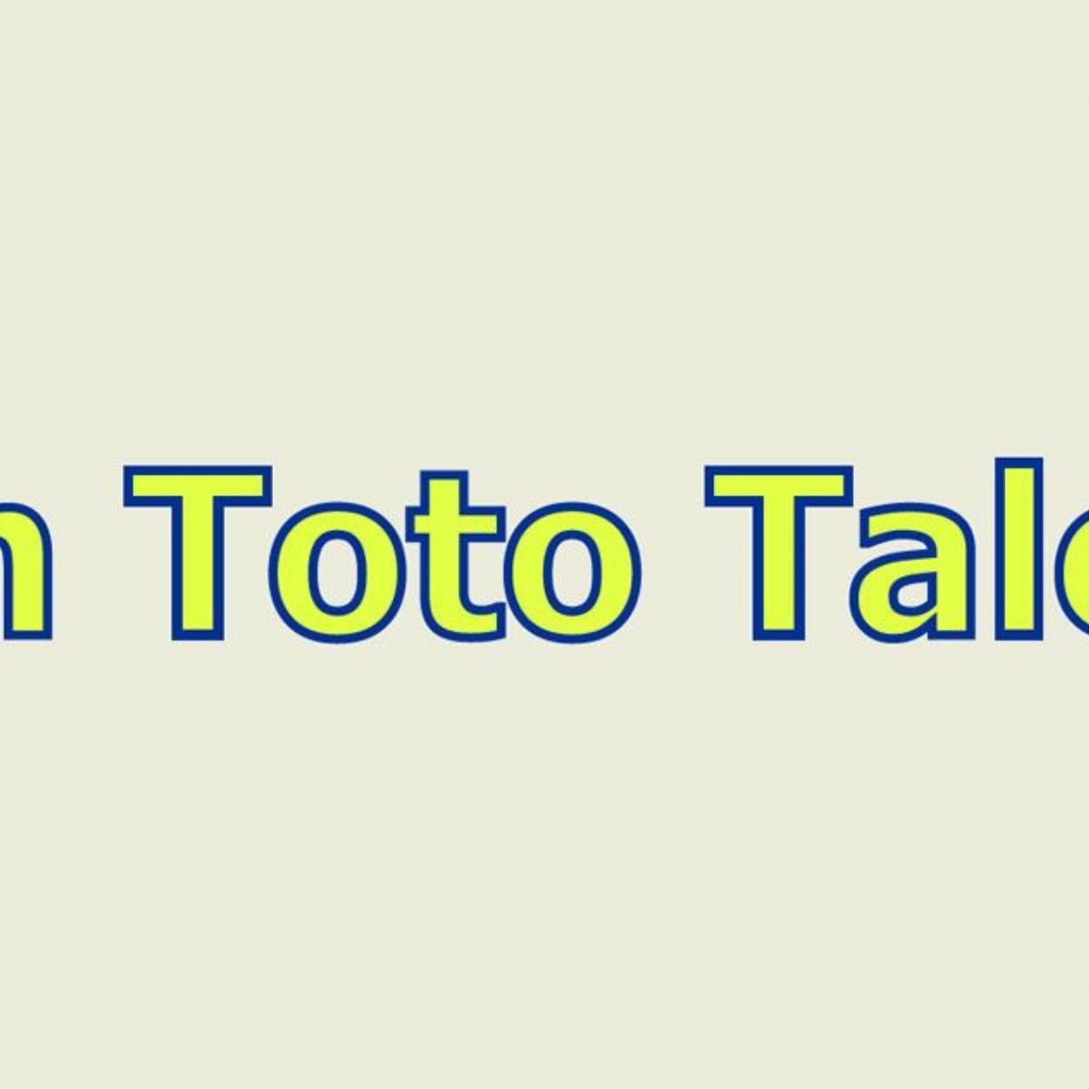 In Toto Ed - In Toto Tales - October 2025
